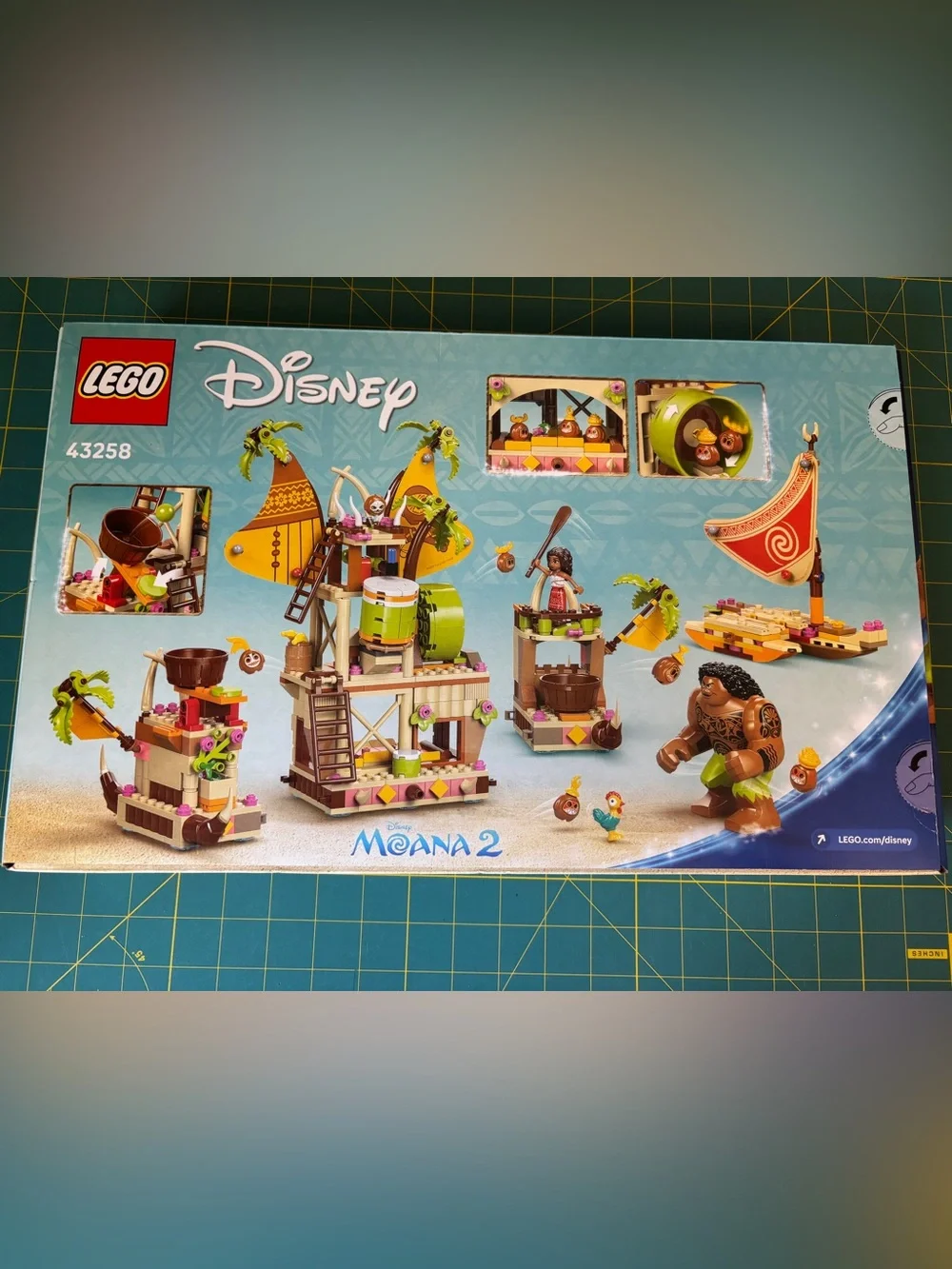 LEGO Disney Moana 2 Kakamora Barge Playset - #43258.  Age 7+. 572 Pieces. NEW